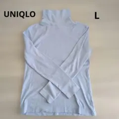 UNIQLO フリース ライトブルー L