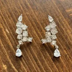 試着のみ　ブライダルアクセサリー（ピアス）　ウェディング　前撮り