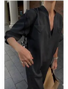 完売品 room306contemporary オールインワン ジャンプスーツ黒のサムネイル