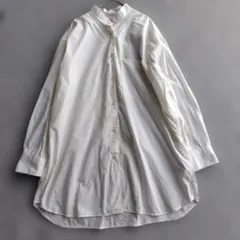 【1回着用・完売品】Uniqlo U オーバーサイズワークシャツ 長袖ホワイトM