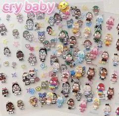 Cry Baby クライベイビーミニシール　ネイルシール★3 枚セット
