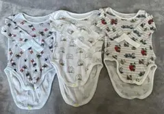 UNIQLO ロンパース　シャツ　80 3枚セット