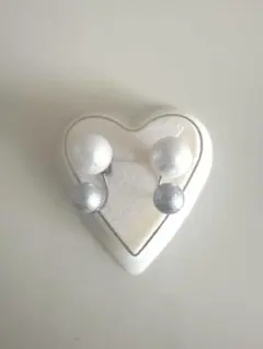【未使用品】コットンパールピアス