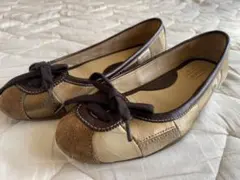 COACH パッチワークフラットさシューズ バレエシューズ パンプス