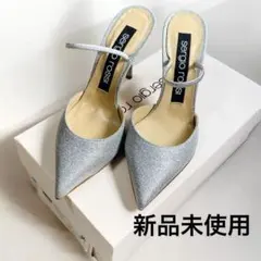新品未使用】 sergio rossi シルバー グリッター ミュール 36 - メルカリ