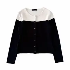 【美品】Rene／カーディガン｜バイカラー 2026年最新】Rene レディース カーディガン・ボレロ・アンサンブルの