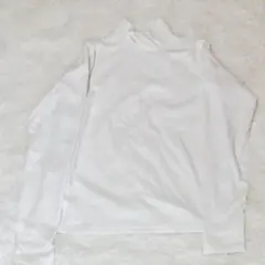 【GU】ジーユー タートルネック 長袖 白 L