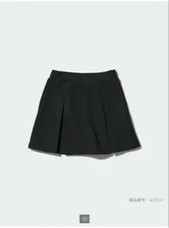 ◼︎美品◼︎UNIQLO◼︎ドライスウェットスコート 160 キュロット 黒　ブラック