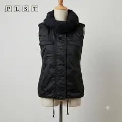 PLST プラステ ダウンベスト 黒 2 M 90%ダウン ボリュームカラーのサムネイル