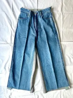 FACETASM JERSEY MERGING DENIM PANTS