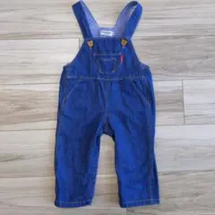 HOT BISCUITS ミキハウス デニムオーバーオール 90