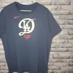 【美品】NIKE ドジャース シティコネクト ノベルティ Tシャツ ネイビー