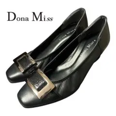 Dona Miss パンプス 24cm 3E 本革 日本製 未使用級‼️黒のサムネイル