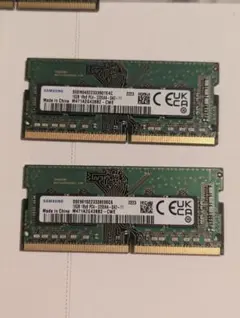 Samsung 32GB(16GB2枚) DDR4 3200MHzノート用メモリ