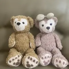 ディズニーシー　ダッフィーとシェリーメイのぬいぐるみ　2体