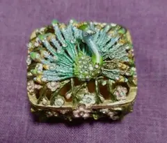 孔雀 アクセサリーケース 小物入れ