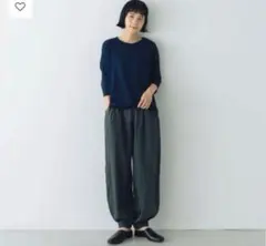 即日発送‼️火曜日削除‼️ヂェン先生の日常着M バルーン細　黒　スミクロのサムネイル