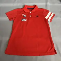 le coq sportif ゴルフポロシャツ レッド Mサイズのサムネイル