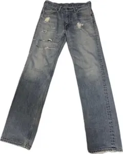 [人気]502 Levi's ダメージ渋デニム　W31 L33