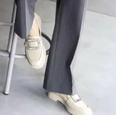 LE TALON ビジュー バックル ローファー レインシューズ 23