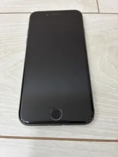ジャンク品　Apple iPhone 8 ブラック 背面ひびあり　カメラ割れ