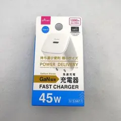Y4061★DAISO 急速充電器 45W GaN採用 ホワイト　新品　白