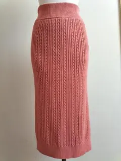 Snidelスナイデル　ニットスカート　ピンク