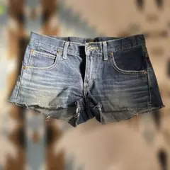 Lee cher デニムショートパンツ ブルー サーフィン 水着 ギャル