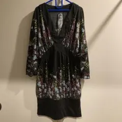 ZARA/ザラ　花柄チュニックワンピース