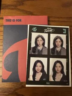 TWICE MINA 証明写真ステッカー