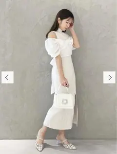 MERCURYDUO ニットワンピース