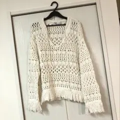 ZARA クロシェニット　レース