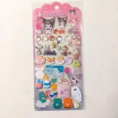 マイメロ クロミ ドロップジェリーシール ボンボンドロップシールmini キティ