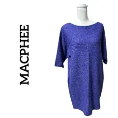 MACPHEE（マカフィー）ウールブレンド モヘアワンピース 38のサムネイル