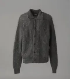 美品 AURALEE 25AW キッドモヘヤ シアーニットシャツカーディガン 1