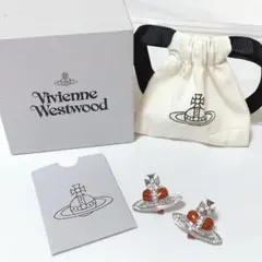 Vivienne Westwood ハートピアス ディアマンテ レッド 正規品