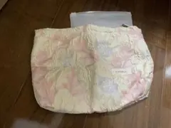 ボタニカルフラワー　ポーチ 軽量 持ち運び 旅行用 大容量