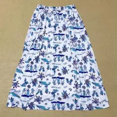 チチカカ ハワイアン柄スカート フリーサイズ エスニック Tシャツ ユニクロGUのサムネイル