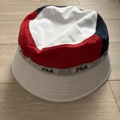 FILA バケットハット トリコロールカラー