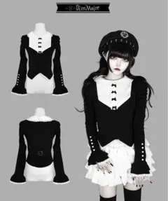 DimMoire お嬢様のおでかけトップス(Black)Lサイズ - メルカリ