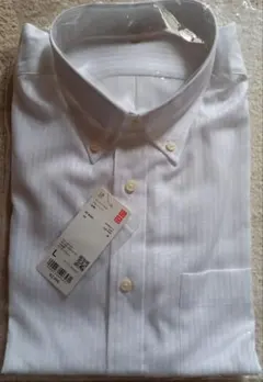 UNIQLO ホワイト 長袖 ワイシャツ L