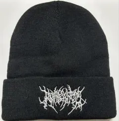 ビーニー ニット帽 y2k ストリート 海外ストリート 黒