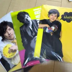 二宮和也　クリアファイル　3枚　嵐