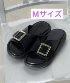 チャオパニックティピー　バックルベルト厚底サンダル　Mサイズのサムネイル