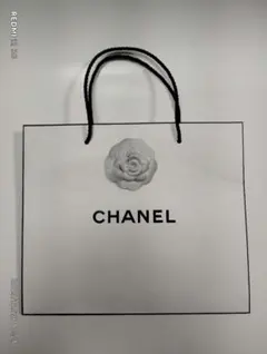 CHANE　ショッパー　カメリア付き　シャネル