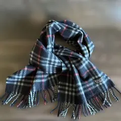 美品　バーバリー　Burberrys カシミヤ マフラー　ノバチェク　英国製