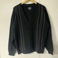 HUF カーディガン ハフ cardigan 黒 ブラック Black Mサイズのサムネイル