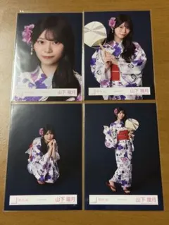 山下瞳月 生写真(2026年 浴衣)4枚のサムネイル