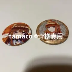 カラフルピーチ　ダイナー缶バッジ　と　2025ライブ缶バッジ　 えとさん