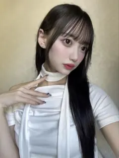 GRL グレイル　スカーフ付きオフショルダーカットトップス[pm497a]